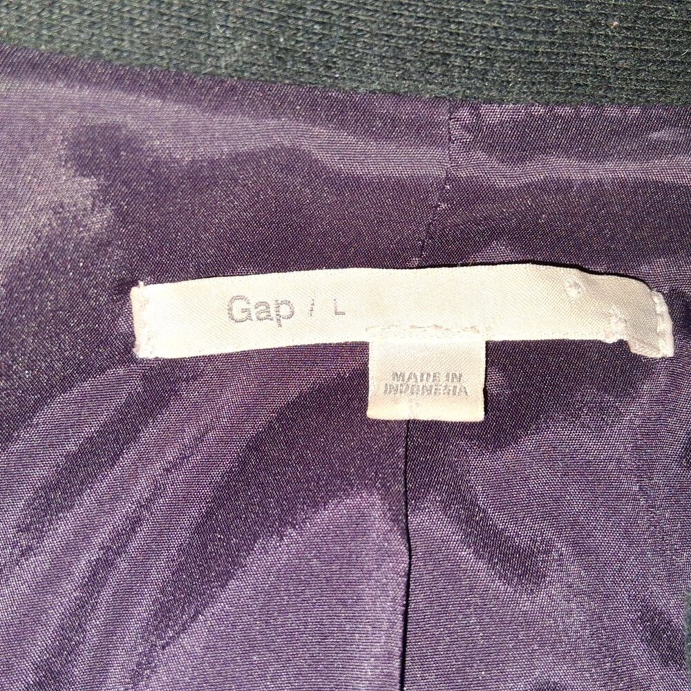 GAP Wool Moto Jacket Size Large - image 4